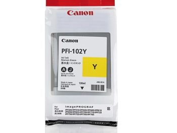 atrament tusz canon pfi102y yellow żółty