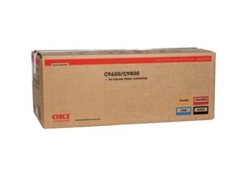 Zestaw OKI CMYK 43112702 do c9600 c9800