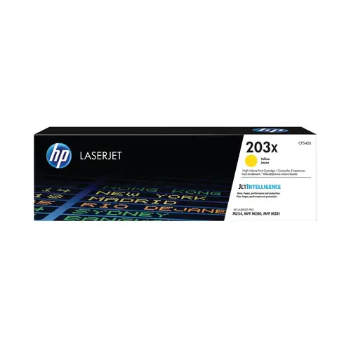 Toner Oryginalny HP 203X (CF542X) (Żółty) CF 542X