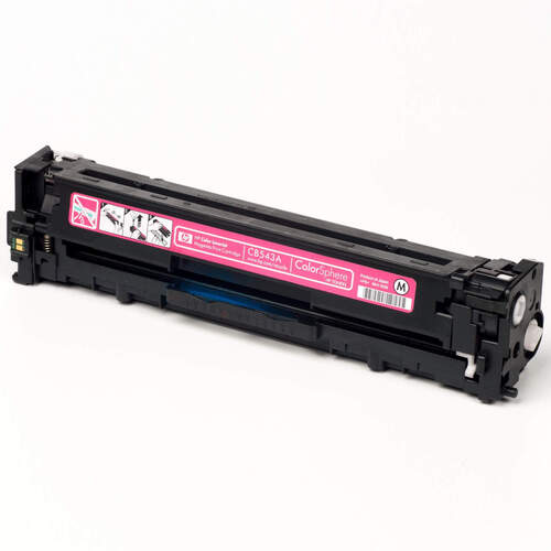 Toner Oryginalny HP 125A CB543A (Purpurowy) BRAK PUDEŁKA, FOLIA FABRYCZNA